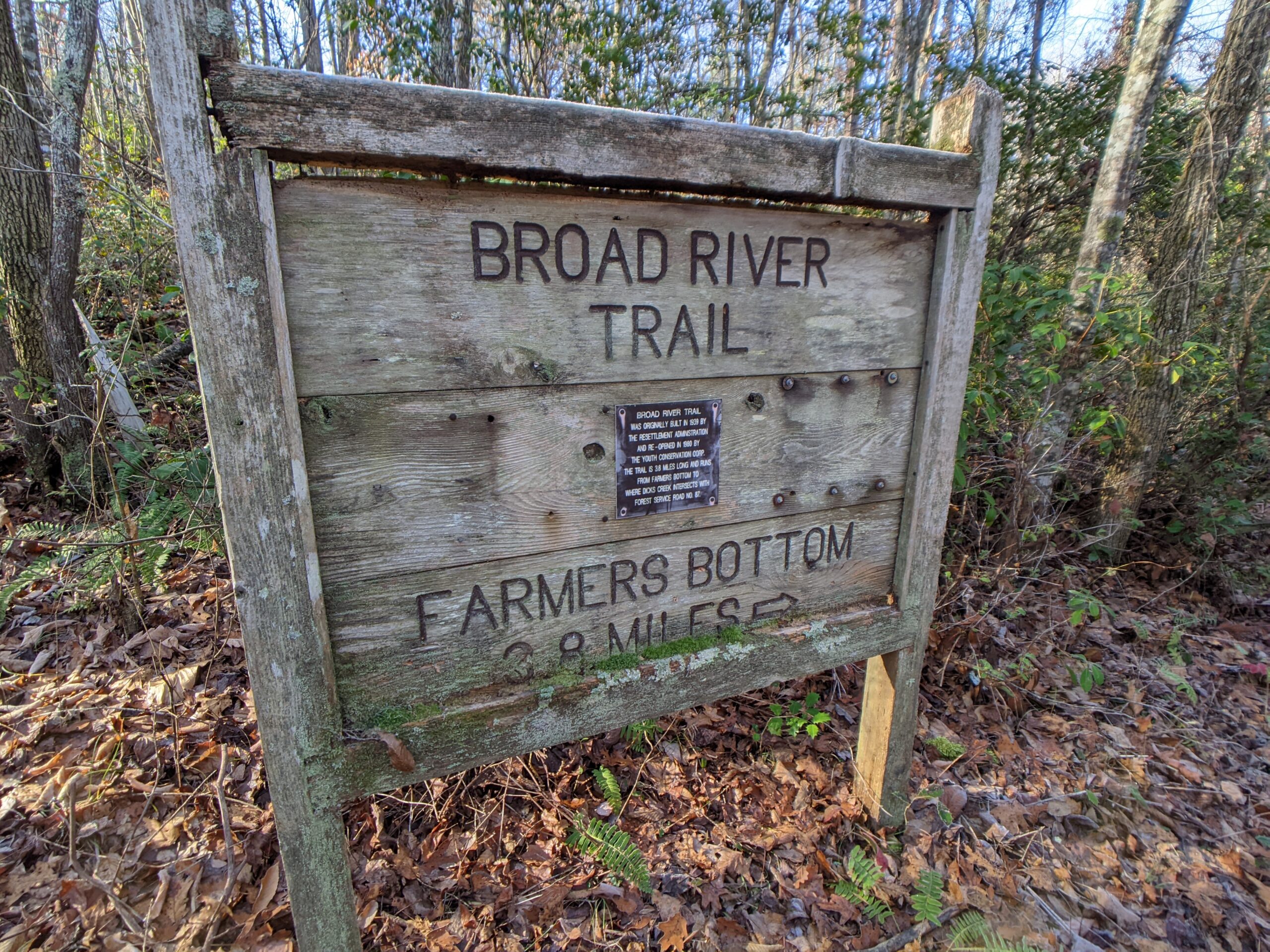 2022-12-01 Broad River Trail to Farmers Bottom and Back – Toccoa, Georgia